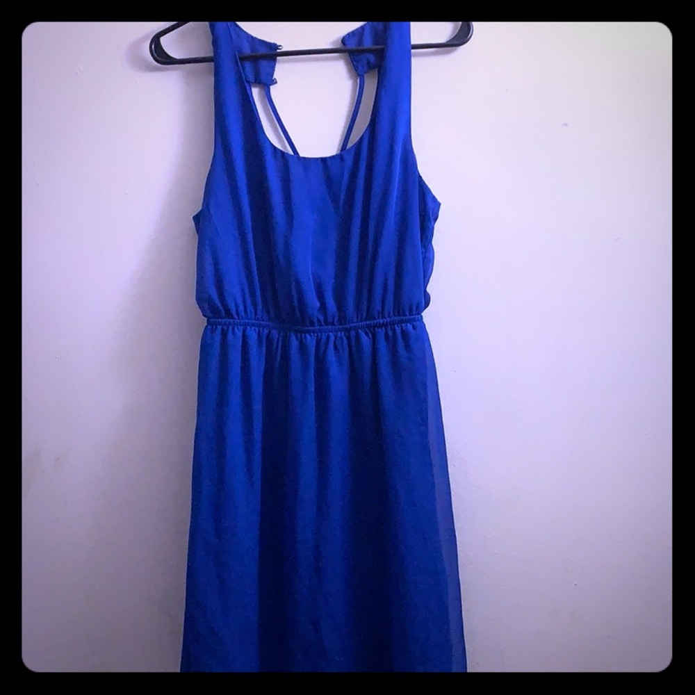 Blue dress